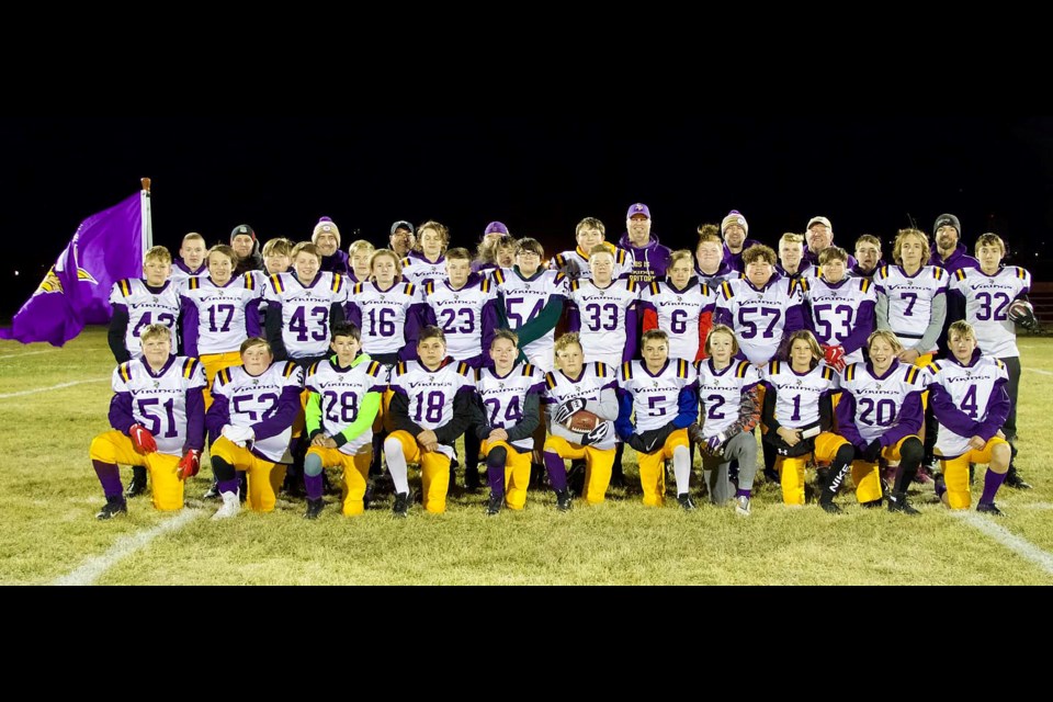 The Moose Jaw Vikings won the Knight Ford Lincoln Under-14 Championship on Saturday night.