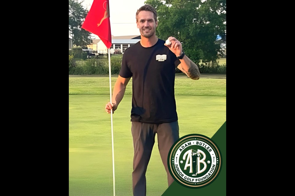 Adam Butler (pictured) is remembered through a new junior golf foundation created in his honour, which will host its inaugural youth golf event on July 31 to help local kids learn the game he loved.