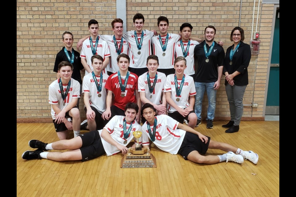 The Vanier Vikings capped off an undefeated season with the league championship on Wednesday night.