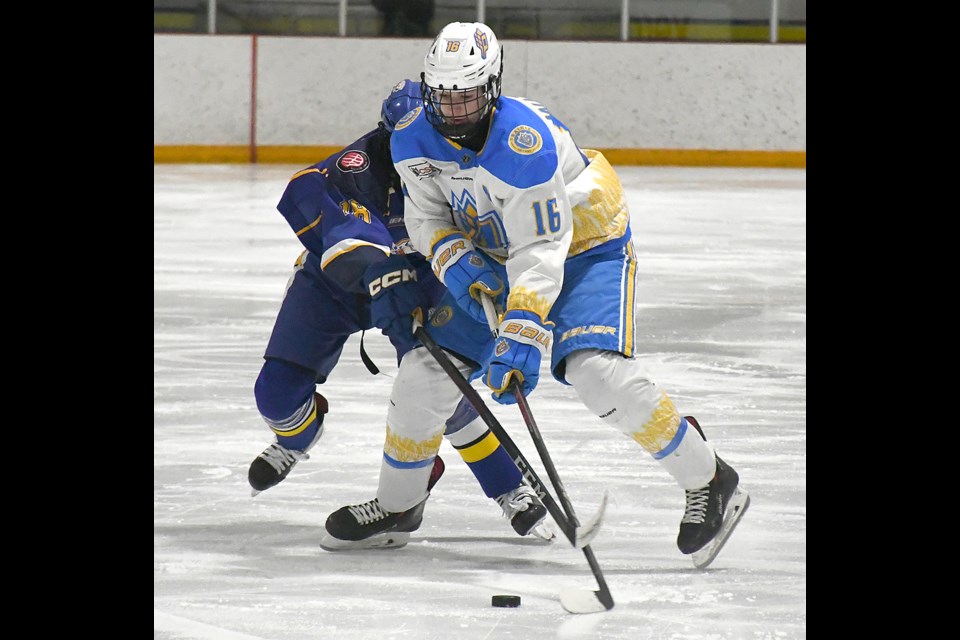 Action from the U16 Prep Prairie Classic game between the Prairie Hockey Academy Cougars and Calgary Royals on Saturday afternoon.