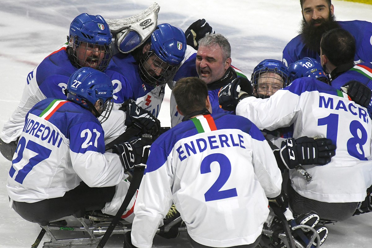 La brillante prestazione di Stilitano mentre l’Italia batteva la Germania e vinceva il World Para Hockey