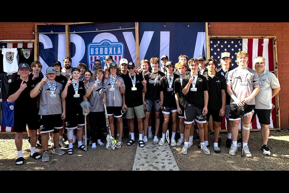 Saskatoon-based Shattler Academy -- including Moose Jaw’s Lachlan Clark -- won gold in the High School Elite division at the U.S. Box Lacrosse Winter Nationals over the weekend.