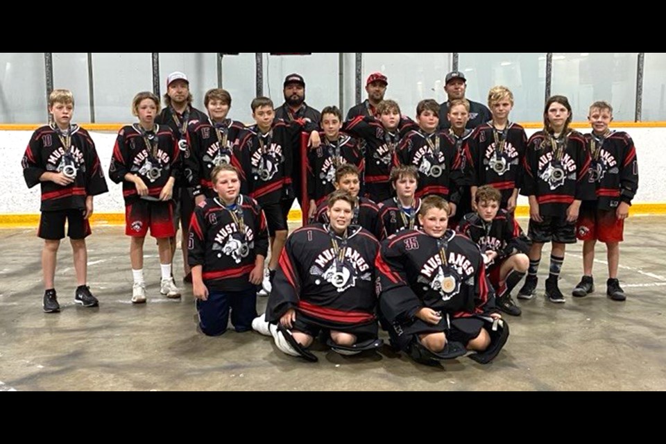 The Moose Jaw Mustangs won silver at the Sask Lacrosse provincial 12-and-under championships.