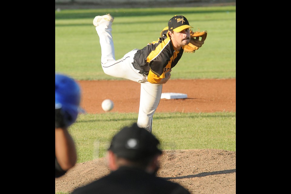 Michael Ross continued his string of impressive pitching performances for the Miller Express with a complete game victory on Thursday night.