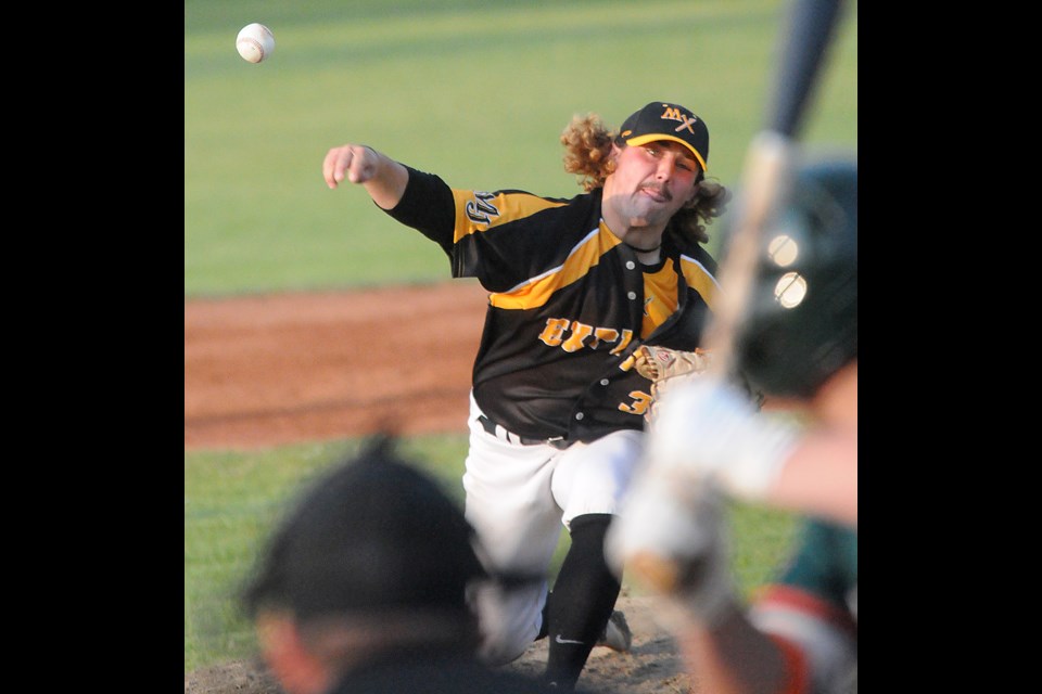 Jeff Nicolosi held Regina to only two runs through six innings in taking the Game 2 win.