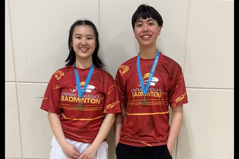 Tara Nguyen and Micah Salido-Porter went undefeated at high school badminton mixed doubles regionals and will play in the provincial championship next weekend.