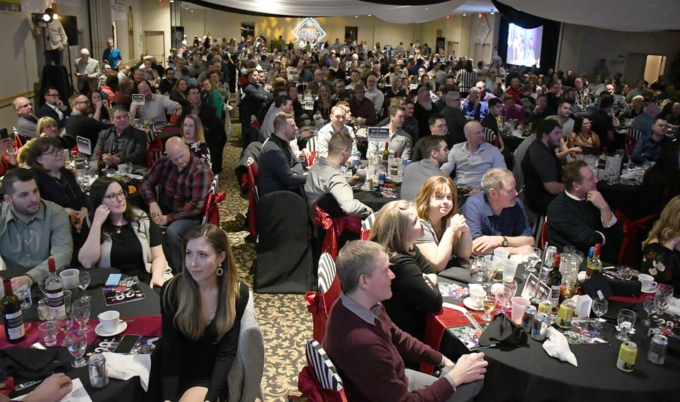 Sports banquet crowd