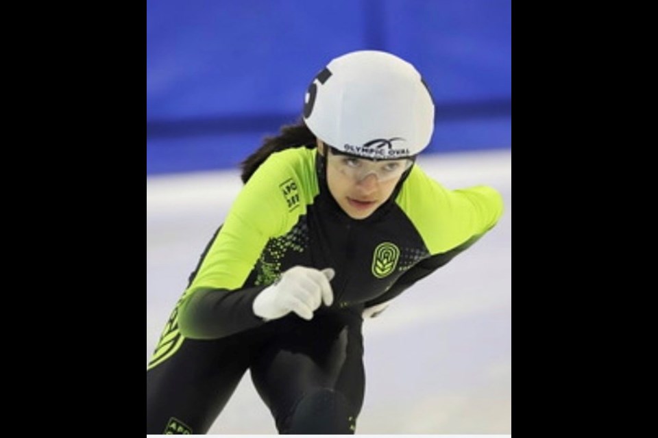 Elizabeth Rea is off to the Neo-Jr Short Track Championships this weekend