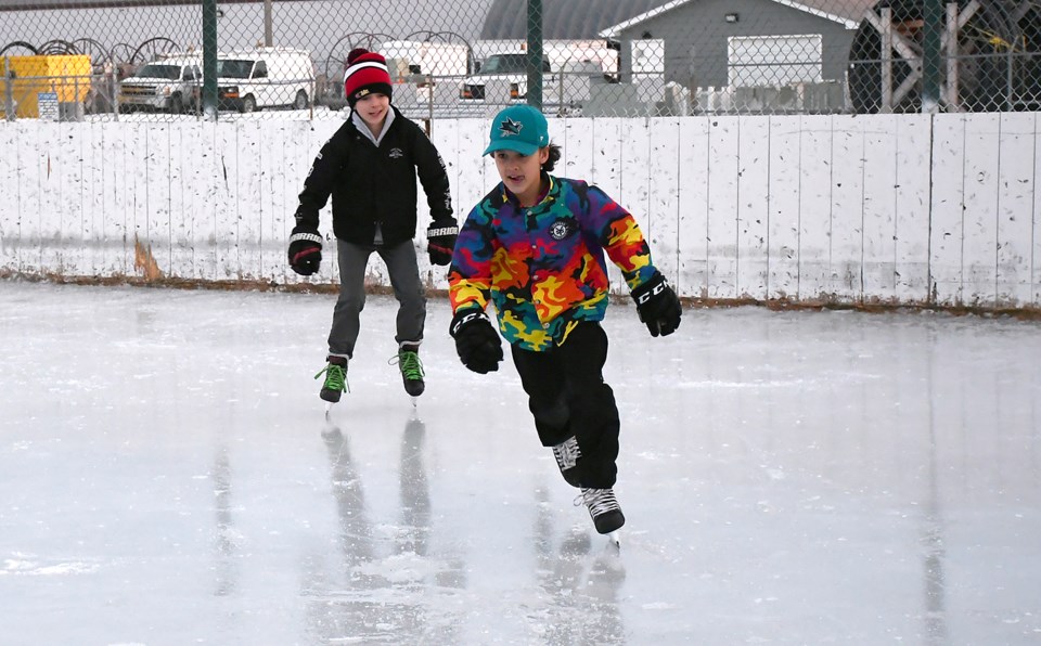 Outdoor rinks opening