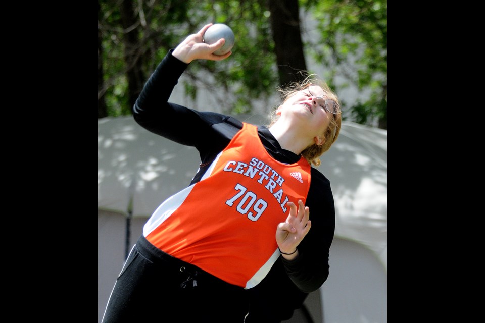 You know you’re giving it all you have in the shot put when you lose your glasses on a throw – but it’s all well and good when you win your second provincial gold medal, like Aliyah Block did on Saturday.