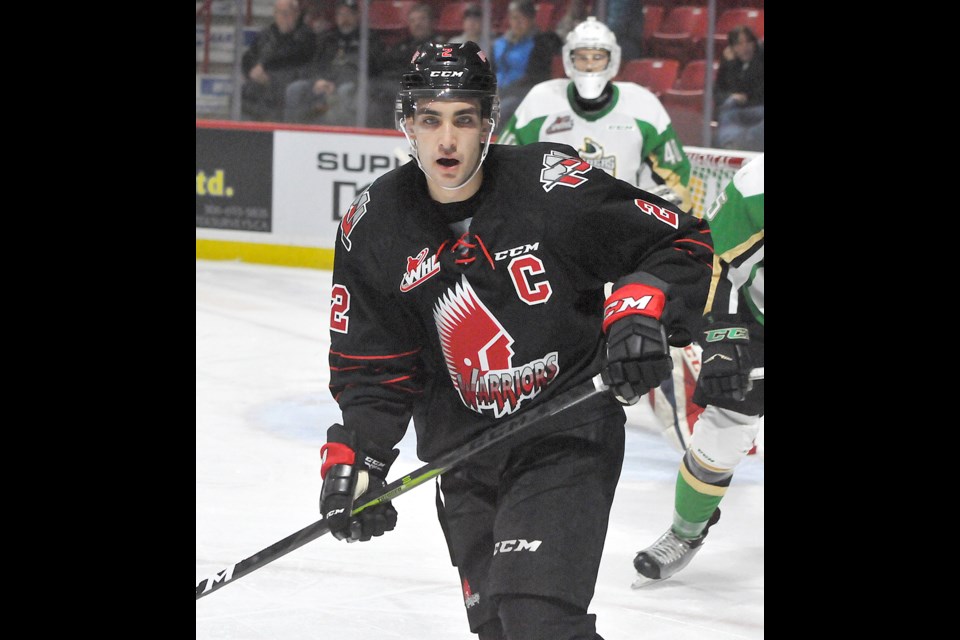 Moose Jaw Warriors captain Josh Brook.