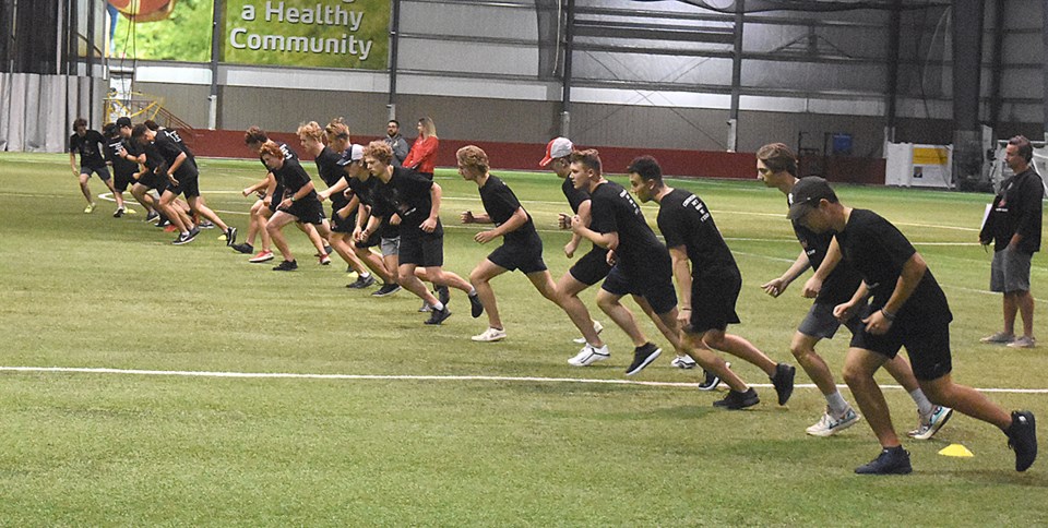 Warriors camp fitness test