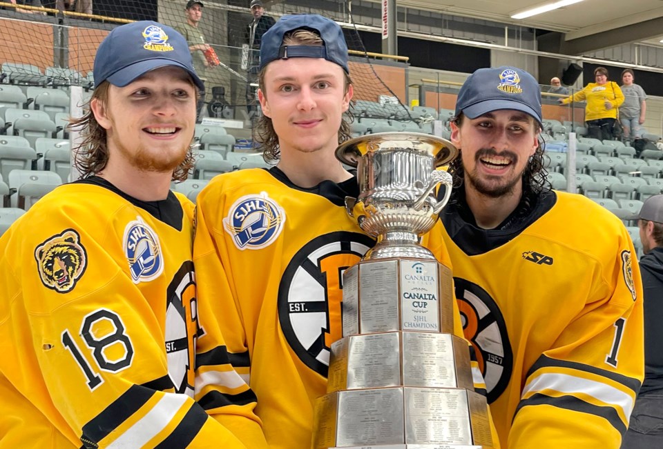 Warriors Estevan SJHL champs