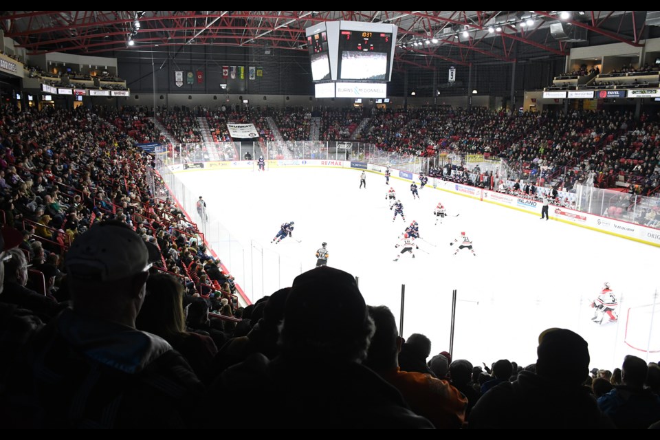 The Moose Jaw Events Centre was at maximum capacity for Connor Bedard's final visit with the Regina Pats.