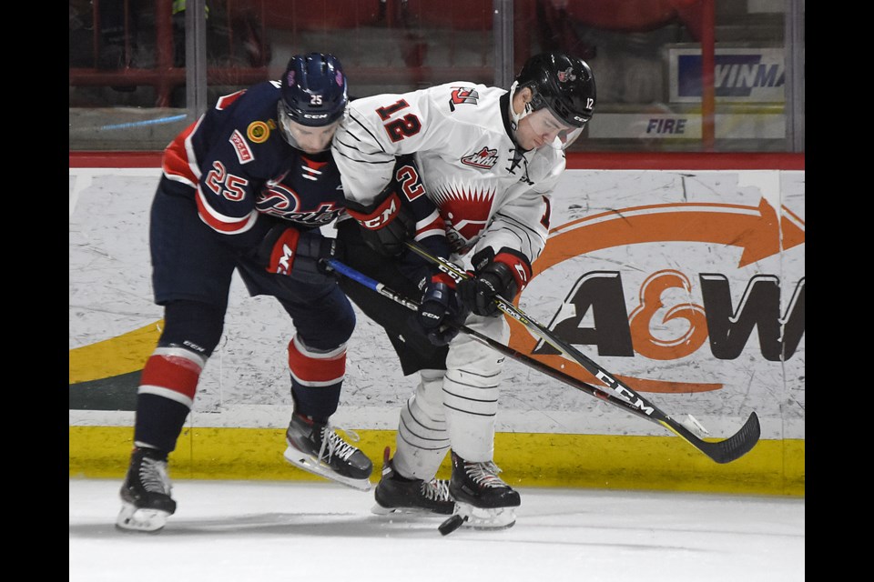 Moose Jaw Warriors forward Cameron Sterling picked up a goal and an assist against the Broncos.