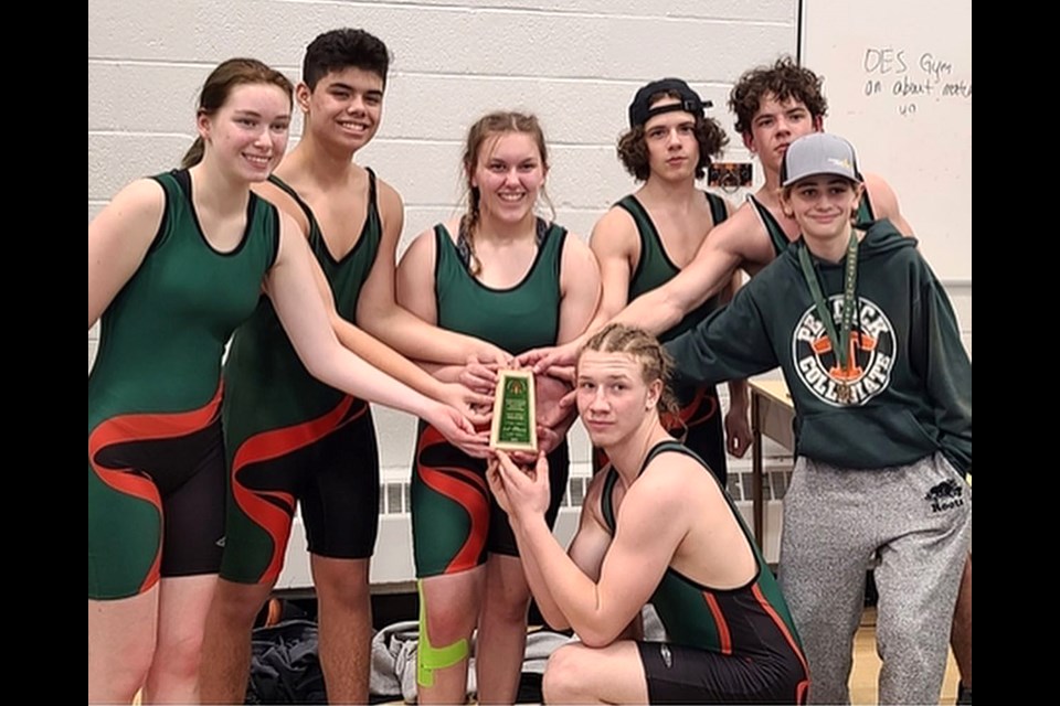 The Peacock Toilers wrestling team won the 4A regional boys and girls championship over the weekend.
