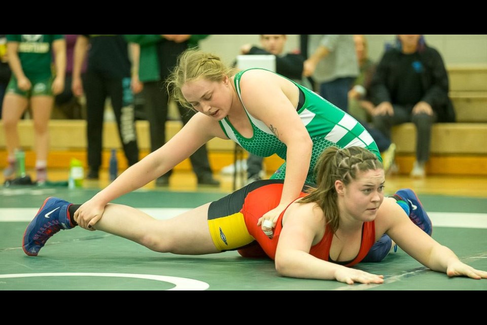 Taylor Follensbee is competing at the Canadian Wrestling Trials this weekend. U of S file photo.