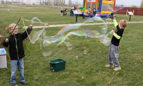 Bubbles create so much fun
