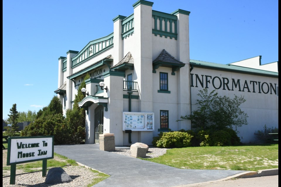 The Tourism Moose Jaw visitors' centre on Thatcher Drive East (Photo by Jason G. Antonio)