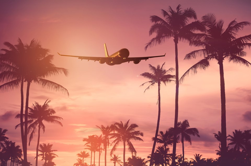 air travel tropical shutterstock