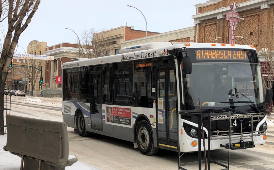 Moose Jaw transit winter