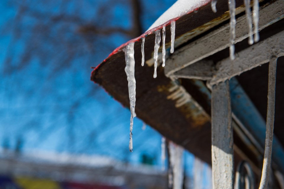 melting icicle