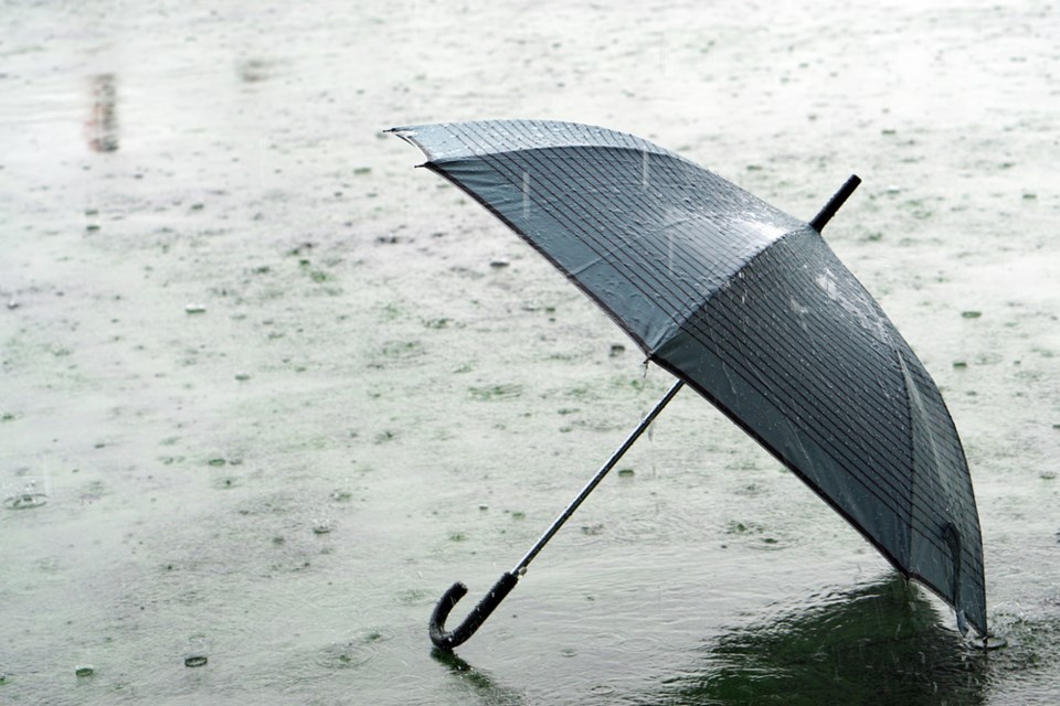 rainy weather umbrella shutterstock