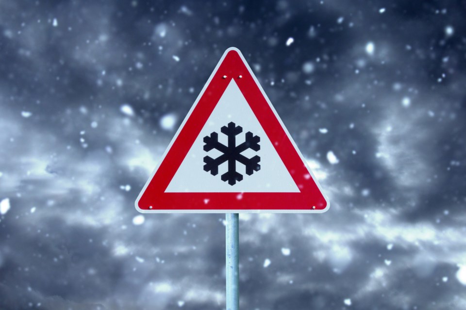 winter weather warning shutterstock