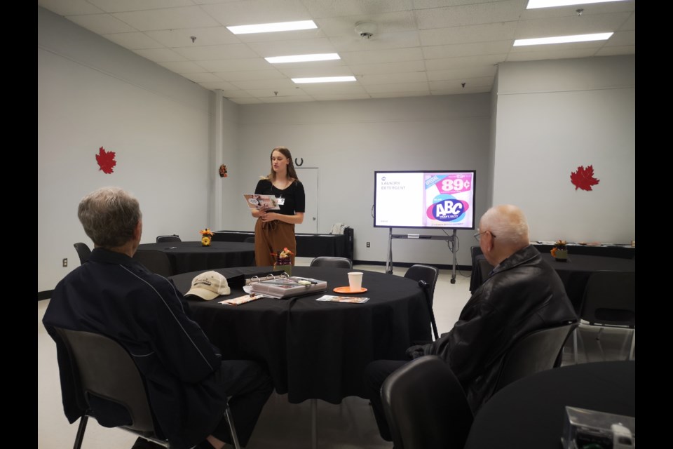 Alexis Jones during her presentation on Sept. 23.