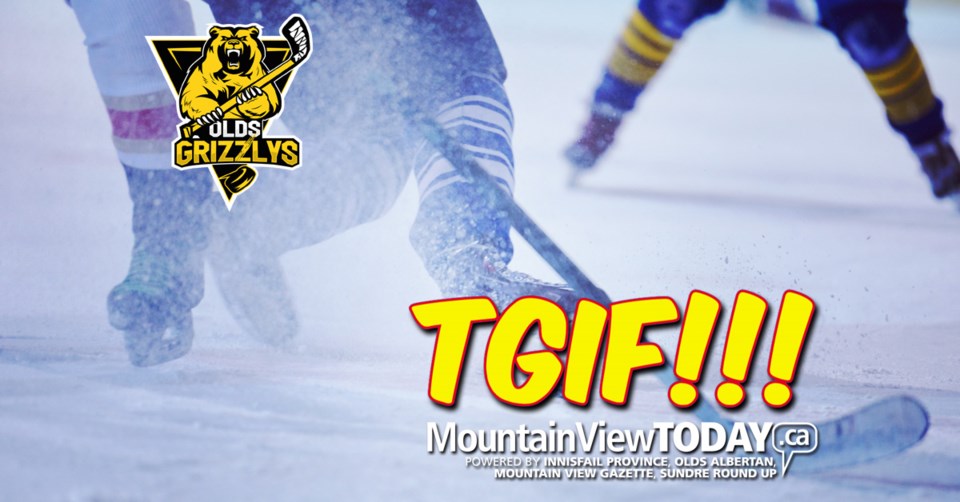 !TGIF Olds Grizzlies players