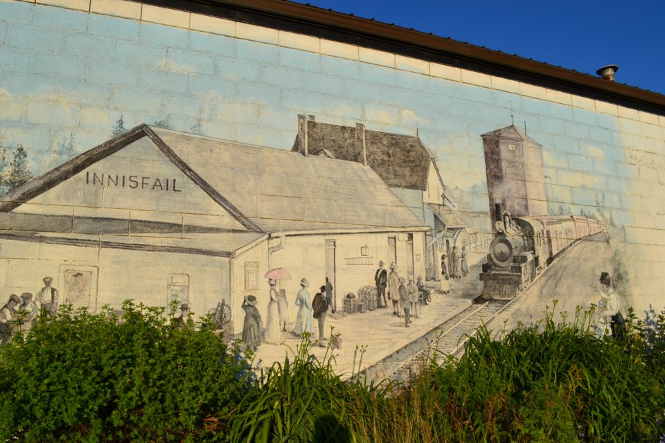 Destroyed Innisfail mural WEB