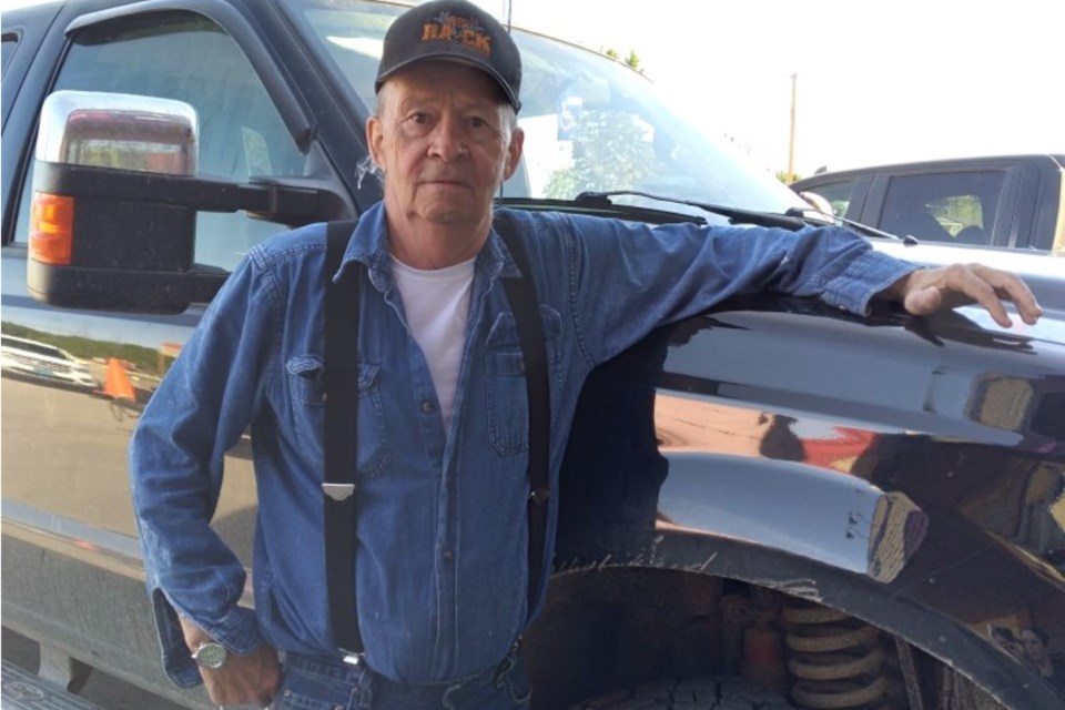 Larry Carroll, who lives east of Sundre, said he was recovering last year from a surgery that nearly claimed one of his legs when a curious upland grouse that he ended up calling Chicken Little began to visit him, along the way providing a morale boost that lifted his spirits.
Submitted photo