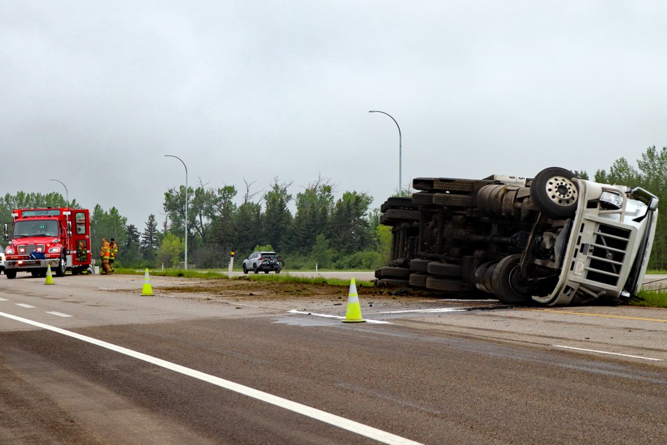 MVP Bowden truck accident 1