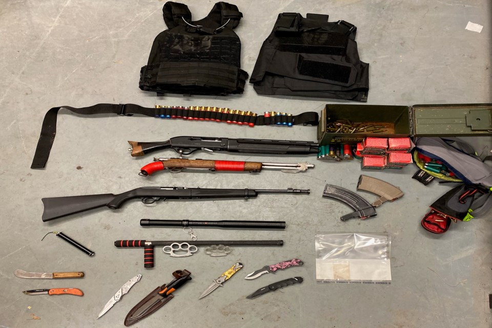 MVP Police weapons bust