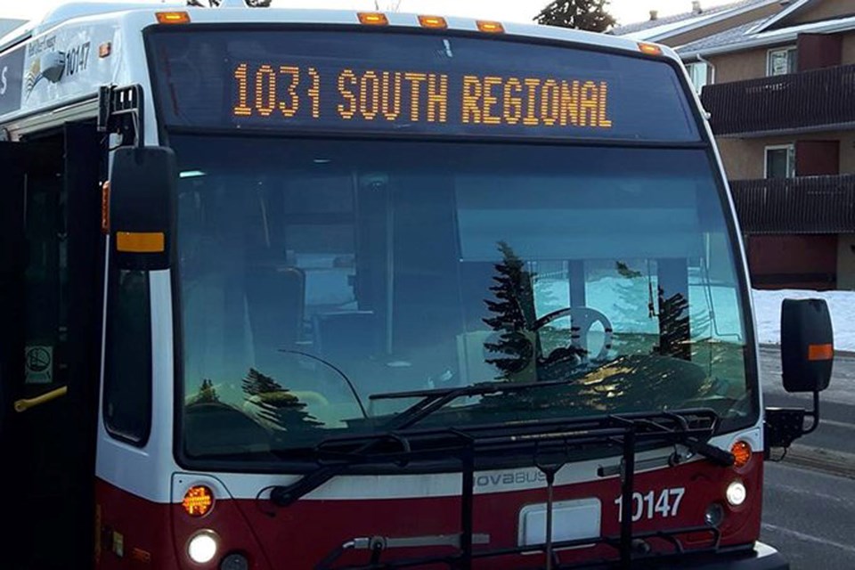 The 2A South Regional Transit service, which began in Innisfail on Jan. 14, 2019, is officially ending March 31. Photo courtesy of Town of Innisfail