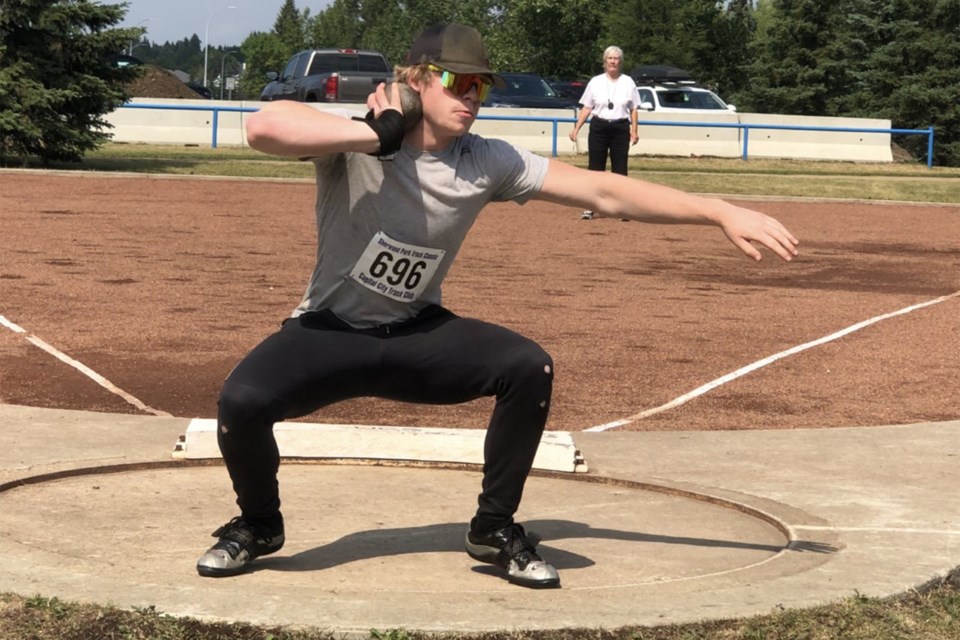 MVT Adam Jorgenson shotput