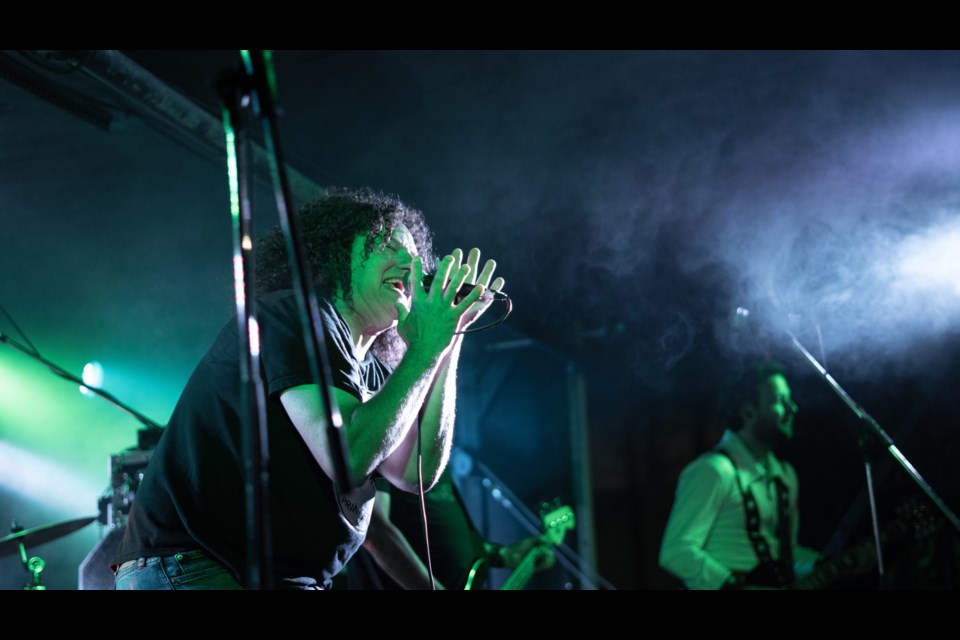 Brian “Bon” Johnscottson performs on Friday, Aug. 16 alongside bandmates with BC/DC during the opening lineup at this year's edition of Adamstock.  
Photo courtesy of Rick Villaneuva 