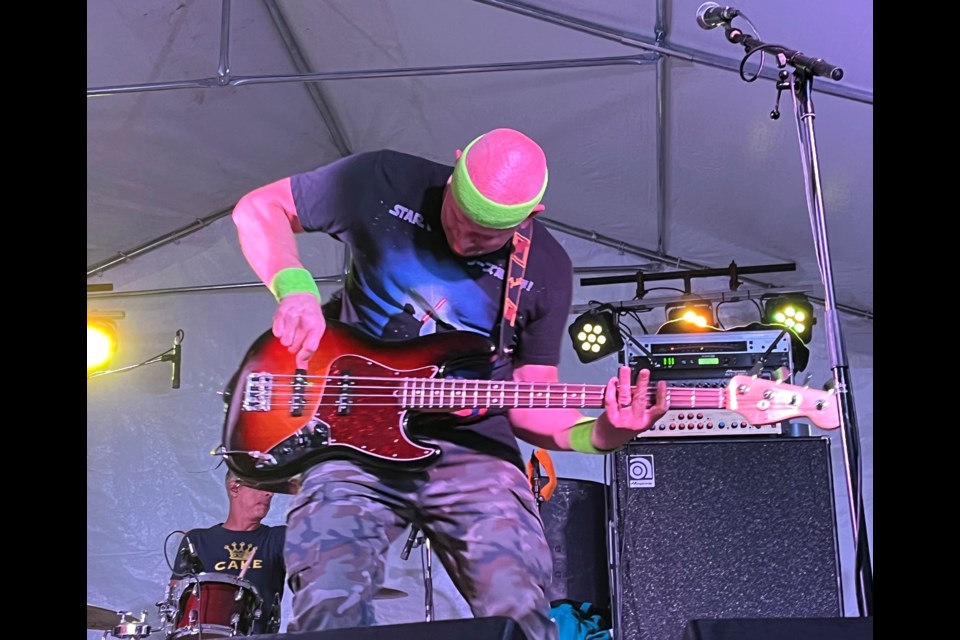 Revolution Engine was among this year’s bands that performed at the 10-year celebration of the Adamstock Music Festival, held over the weekend of Aug. 18-20 at the Sundre Rodeo Grounds. 
Photo courtesy of Wyatt Pearson