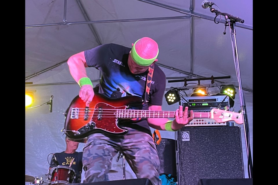 Revolution Engine was among this year’s bands that performed at the 10-year celebration of the Adamstock Music Festival, held over the weekend of Aug. 18-20 at the Sundre Rodeo Grounds. 
Photo courtesy of Wyatt Pearson