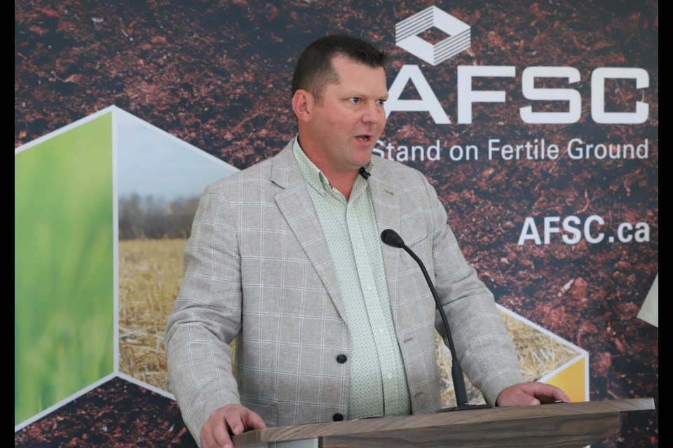Agriculture & Irrigation Minister RJ Sigurdson announced several changes to the Agricultural Financial Services Corporation’s (AFSC) Next Generation Loan Program July 30 during Olds College’s annual AgSmart show.
Doug Collie/MVP Staff