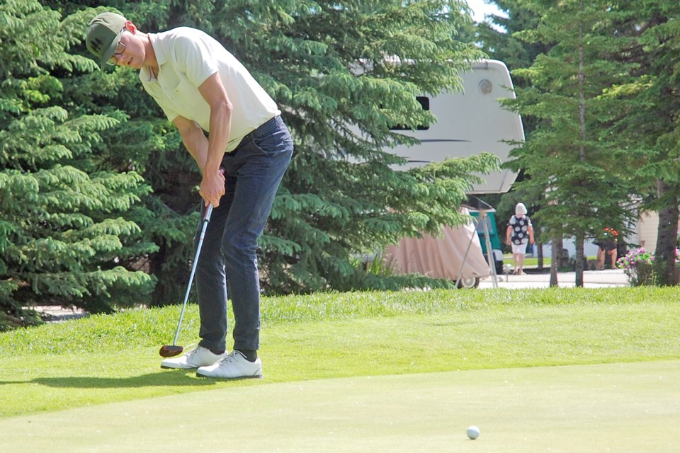 Former Sundre resident Ryan Swelin, who now lives in Calgary, was among the finalists competing in the 2020 Alberta Mens Mid Amateur Championship, which was Alberta Golf's first tournament of the season following the easing of COVID-19 lockdowns. He placed third overall.
Simon Ducatel/MVP Staff