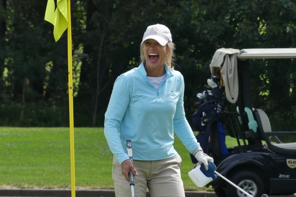 Participants came from around the province on July 18 to check out the Sundre Golf Club and play not for titles and trophies but just for fun in a recreational Alberta Golf program called UpSwing. Photo courtesy of Mackenzie Baustad/Alberta Golf