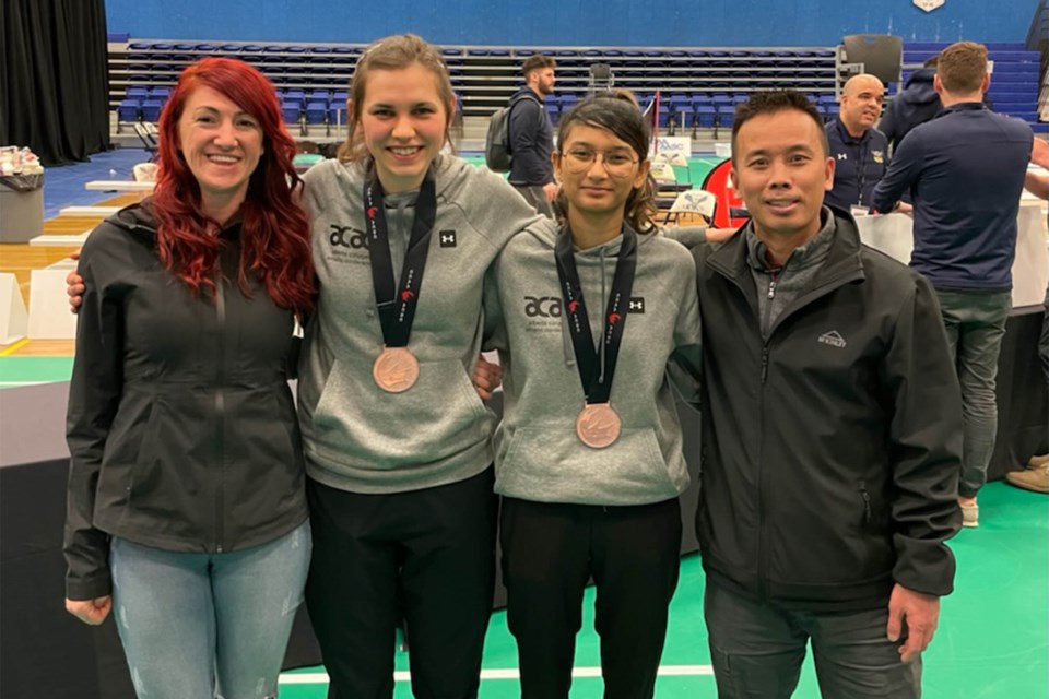 MVT Badminton OC bronze medal winners 2022