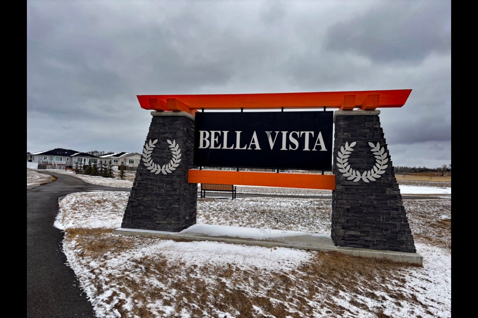 Innisfail town council has approved an amendment to the Bella Vista Area Structure Plan that allows a higher housing density for two blocks of unsubdivided land in the westside subdivision. Johnnie Bachusky/MVP Staff