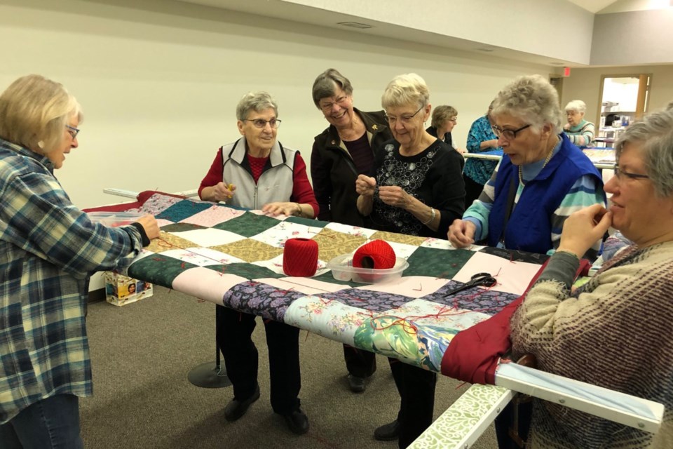 MVT Bergthal Mennonite Church quilters