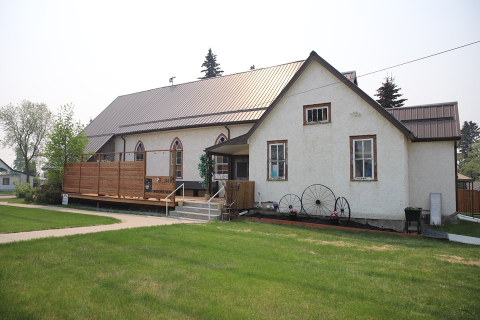 The old Bowden United Church, built in 1903 and bought last year by local resident Rhonda Morison, is seeing new life as an Airbnb.