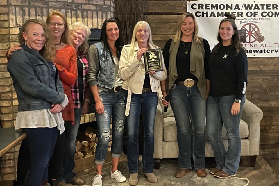 Water Valley Saloon won the Business of the Year award from the Cremona-Water Valley & District Chamber of Commerce.
Submitted photo