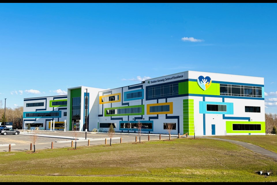 The newly opened $29-million Sheldon Kennedy Centre of Excellence at Red Deer Polytechnic, which includes the new headquarters for the Central Alberta Child Advocacy Centre, is ready to serve children and families impacted by child abuse, including those in the rural areas of the region. Johnnie Bachusky/MVP Staff