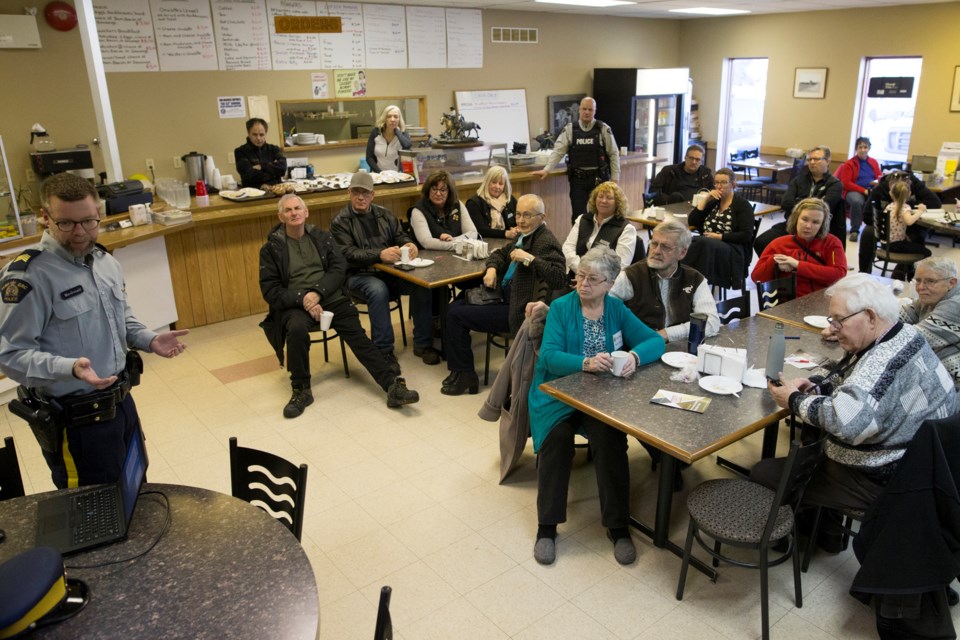 MVT coffee cake crime RCMP Olds