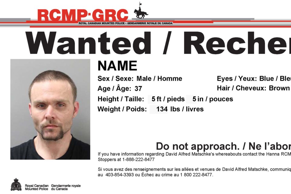 MVT David Matschke RCMP wanted